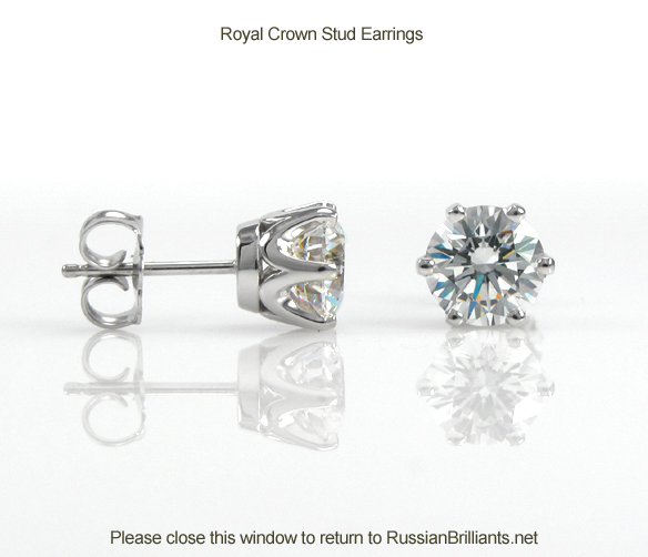Crown Earrings on Royal Crown Stud Earrings  Royal Crown Earrings     350 00   Russian