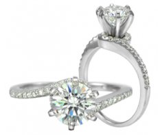 Evangeline - Delicate Ring With Romantic Appeal
