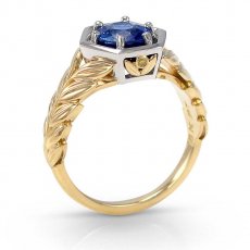 Vintage Sapphire Engagement Ring