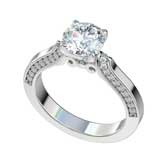 Engagement Rings With Accent Diamonds