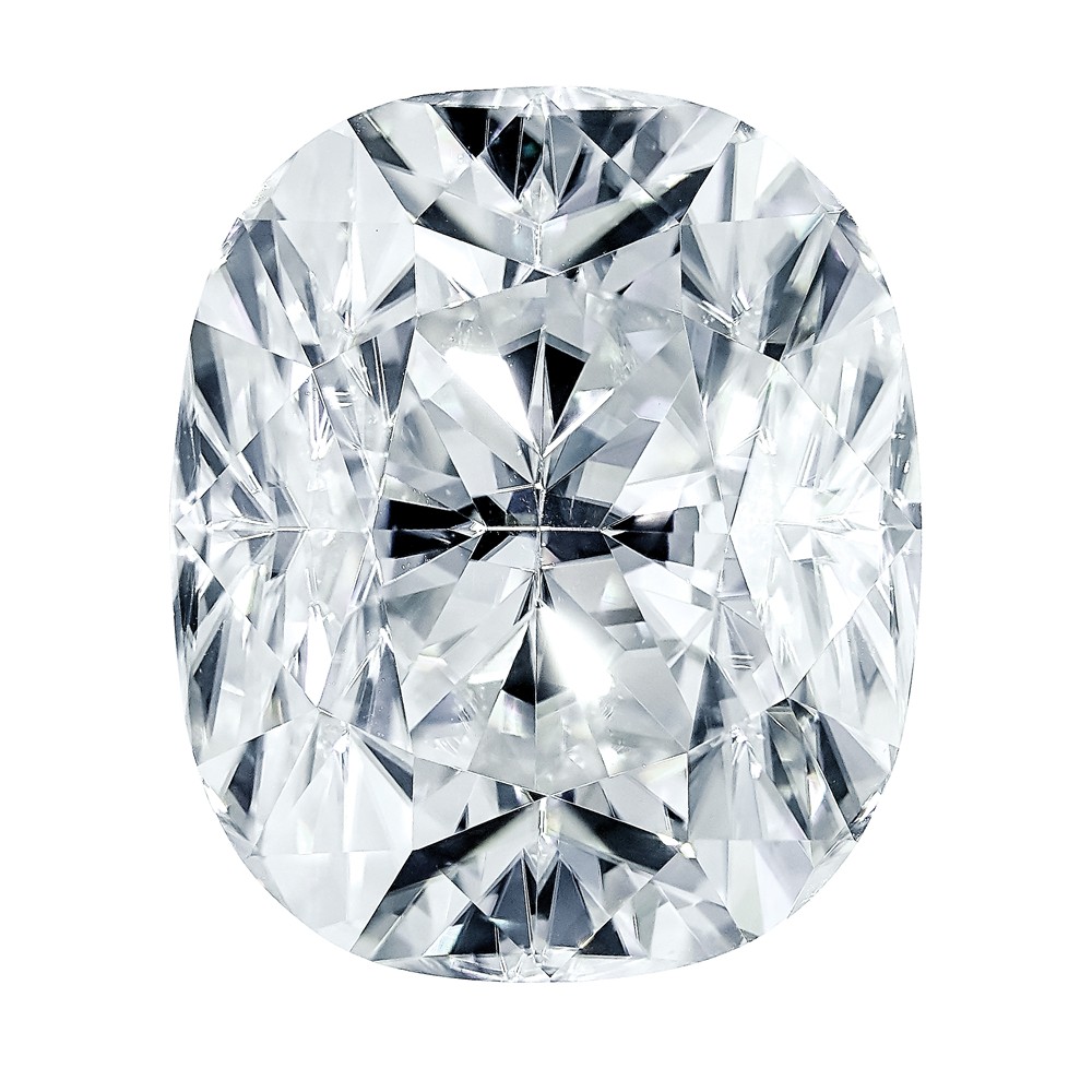 Long Cushion Pure Light Moissanite [Pure Light Long Cushion] - $402.00 :  Lab Created Simulated Diamonds | Best Man Made Diamond Simulant Rings